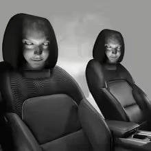HorrorRide™ – Przerażające Maski na Zagłówki Samochodowe